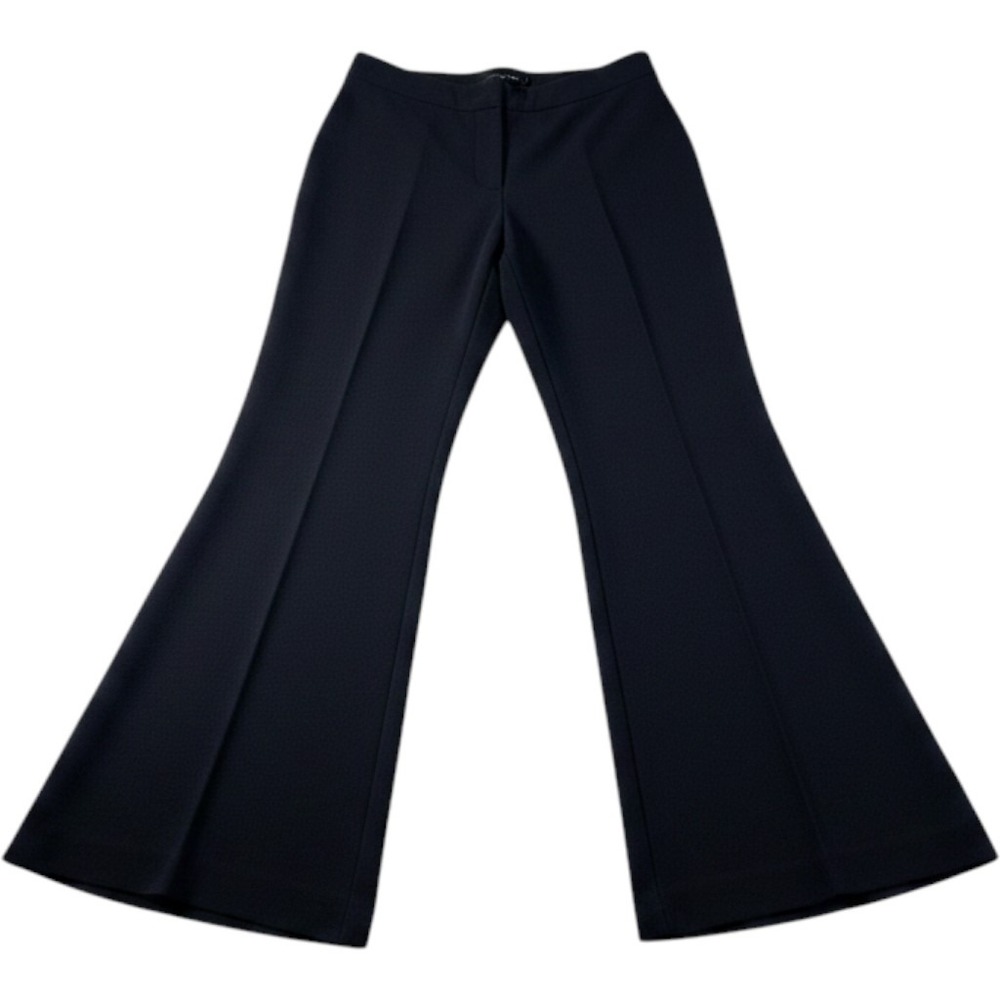 Jaclyn Smith Women's Black Wide Leg Dress Pants Size 12 Trousers Office